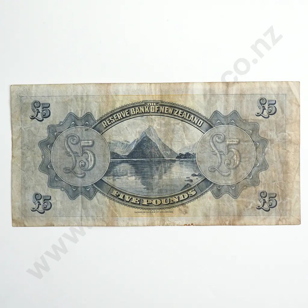 5 POUNDS LEFEAUX BANKNOTE FIRST PREFIX Image 1++