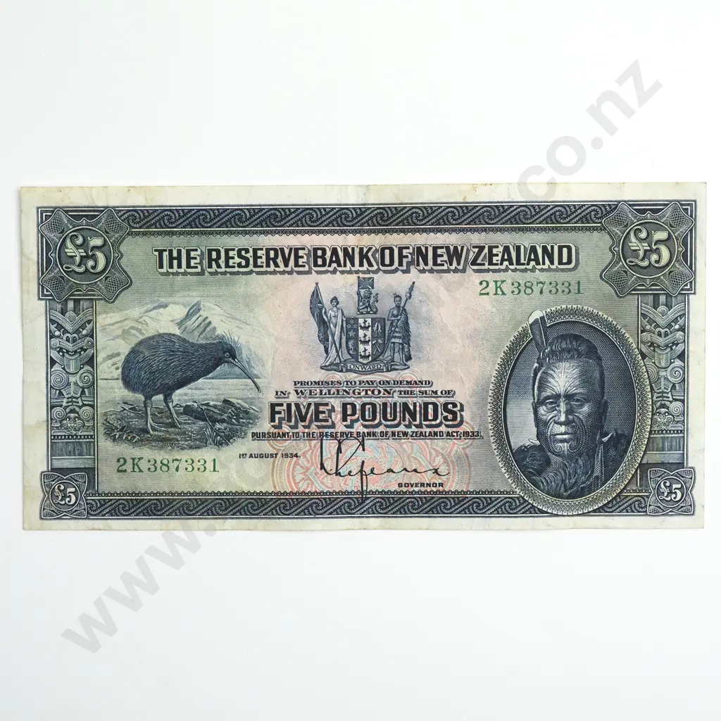 5 POUNDS LEFEAUX BANKNOTE Image 1++