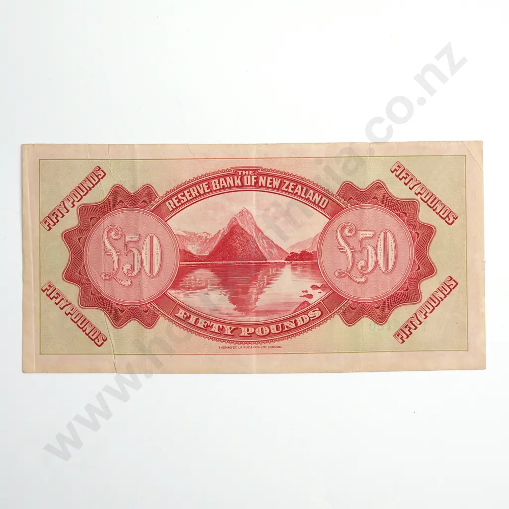 50 POUNDS LEFEAUX BANKNOTE Image 1++