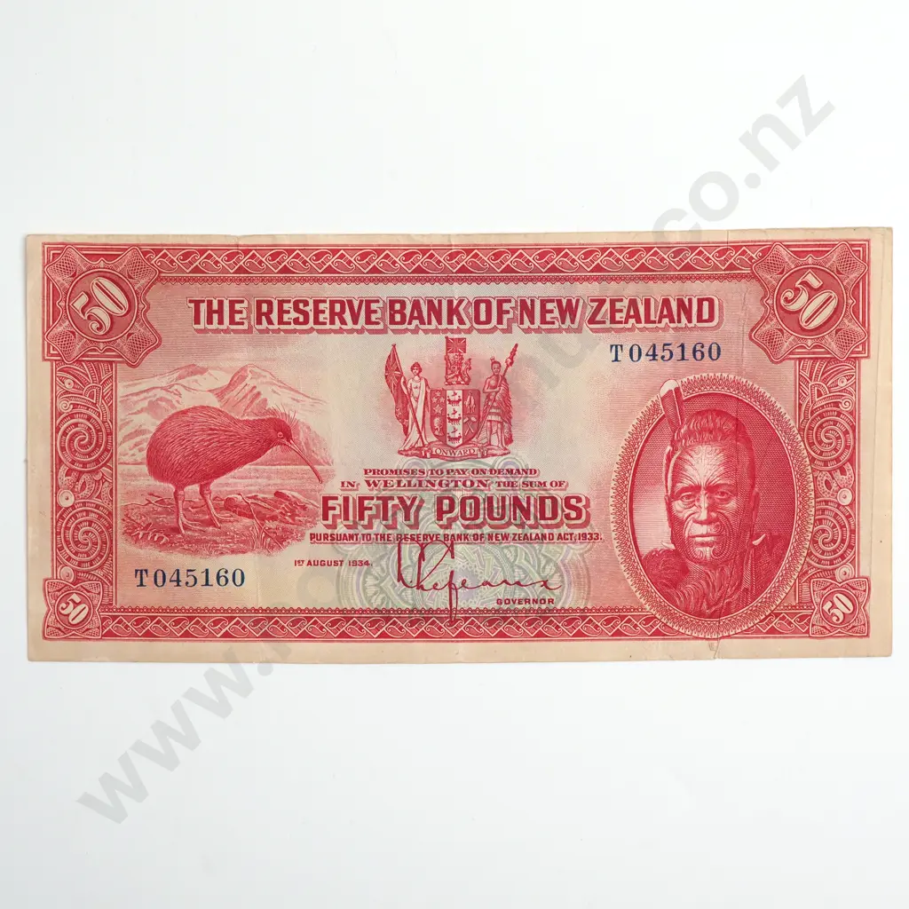 50 POUNDS LEFEAUX BANKNOTE Image 1++