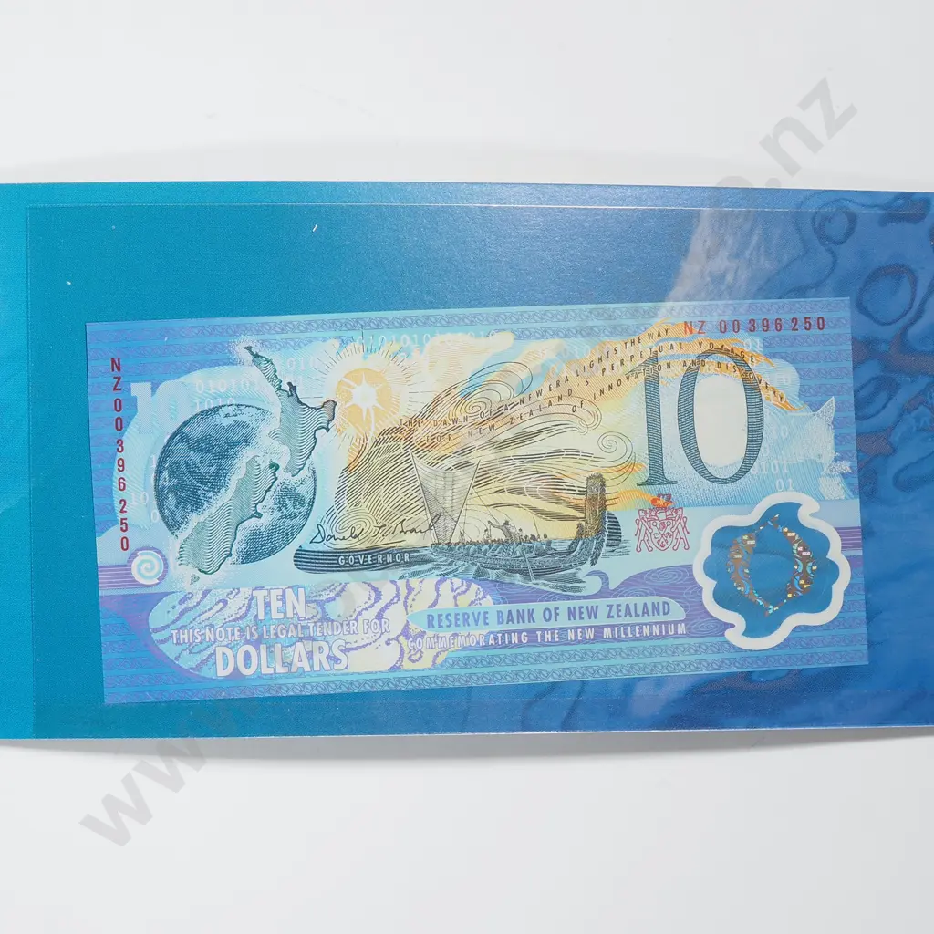 MILLENNIUM 10 DOLLARS BANKNOTE PRESENTATION PACK Image 1++
