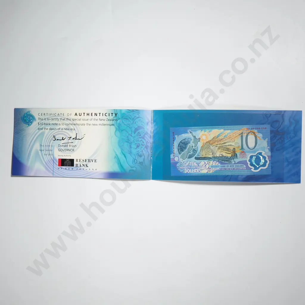 MILLENNIUM 10 DOLLARS BANKNOTE PRESENTATION PACK Image 1++