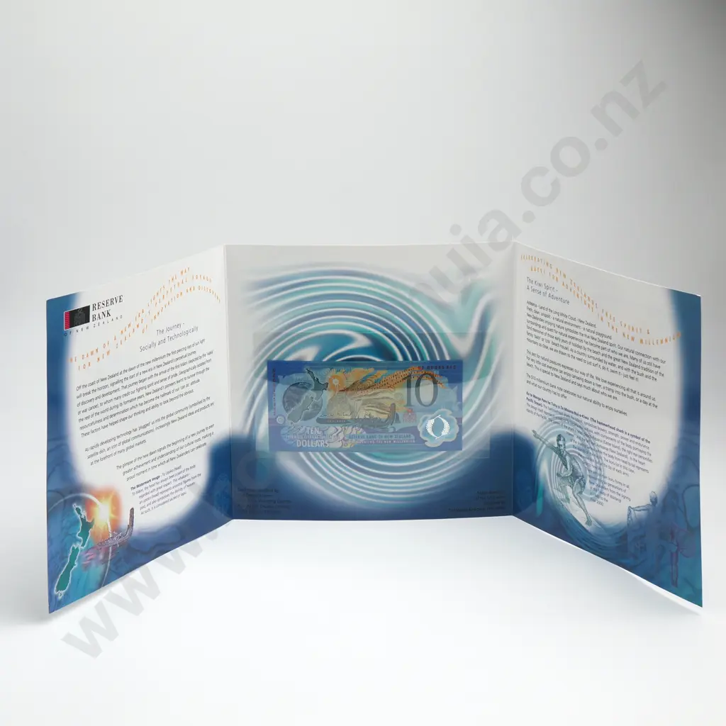 MILLENNIUM 10 DOLLARS BANKNOTE PRESENTATION PACK Image 1++