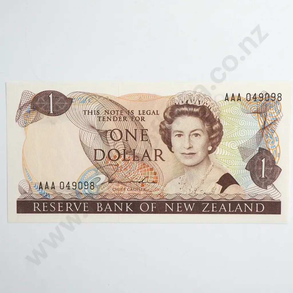 HARDIE TYPE II 1 DOLLAR BANKNOTE UNCIRCULATED FIRST PREFIX Image 1++