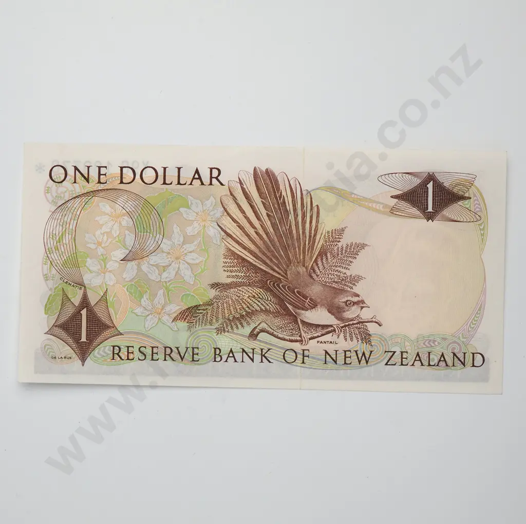 WILKS STAR NOTE 1 DOLLAR BANKNOTE ND(1968-75) P.163b UNCIRCULATED CV$1500 Image 1++