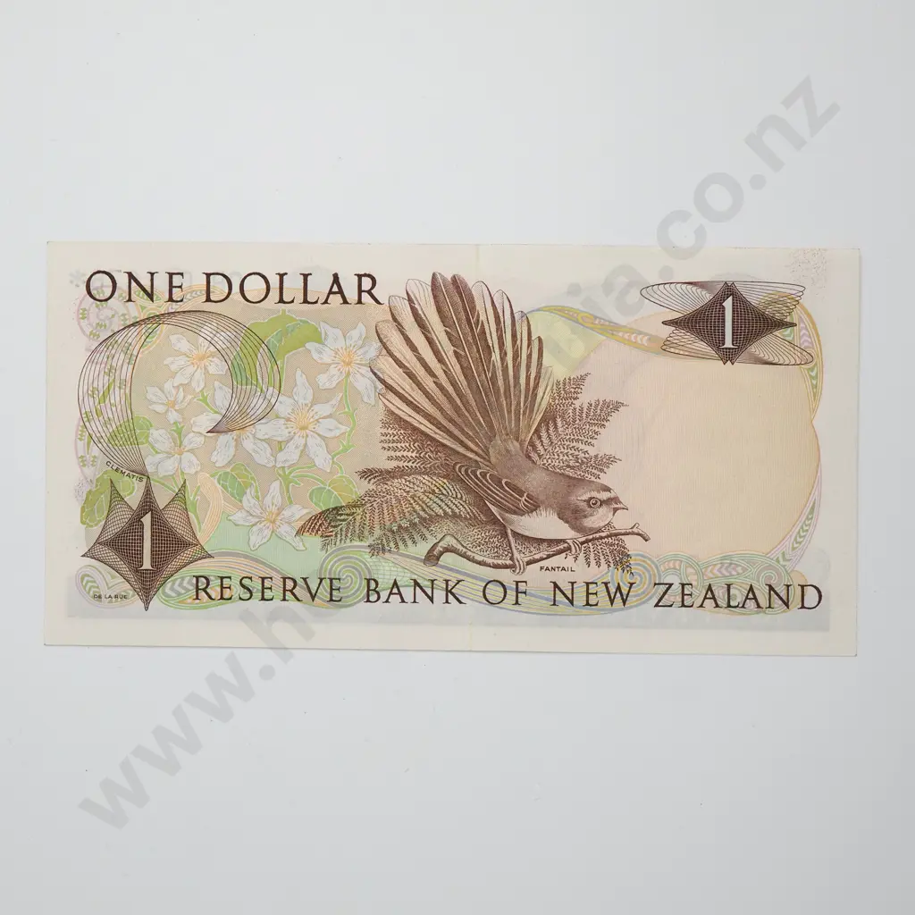 WILKS 0B STAR NOTE 1 DOLLAR BANKNOTE ND(1968-75) P.163b Almost UNCIRCULATED CV$7000 Image 1++