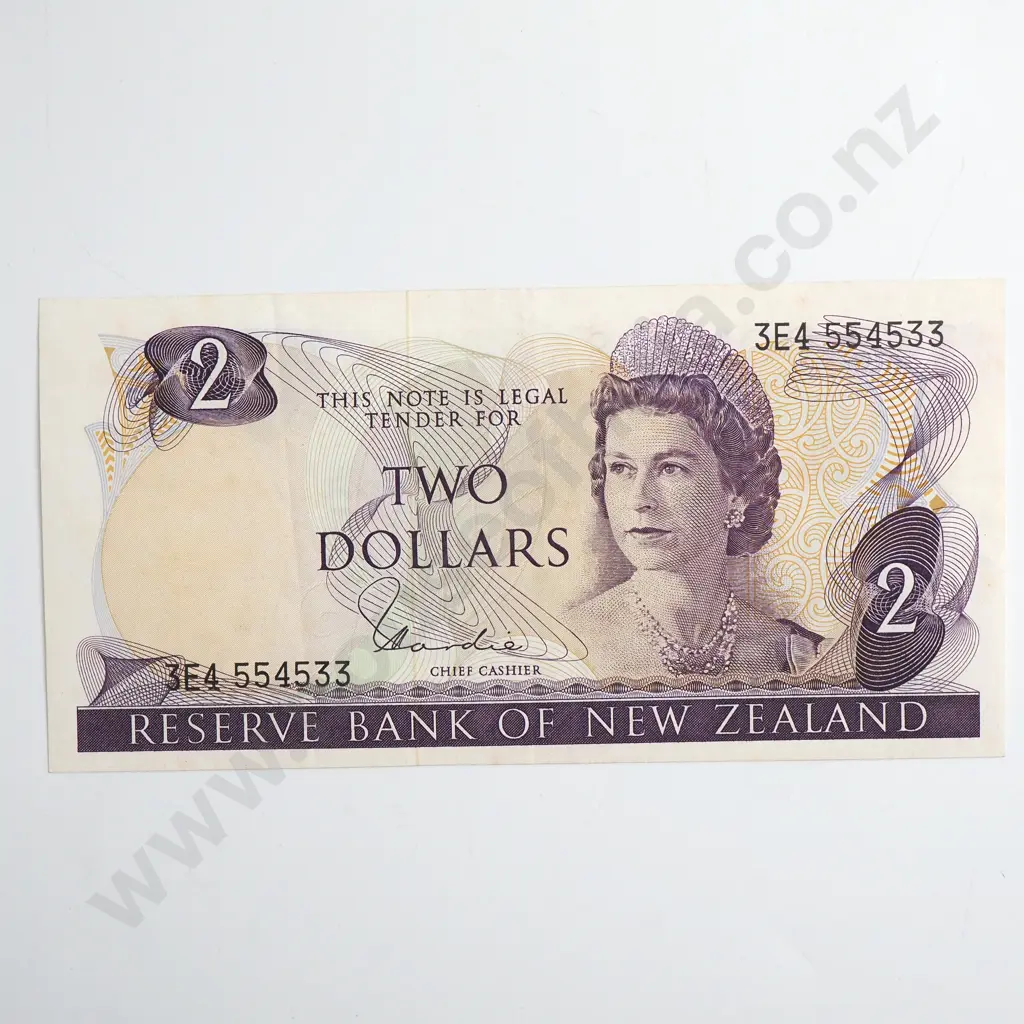 HARDIE TYPE I 2 DOLLARS BANKNOTE VERY FINE Image 1++