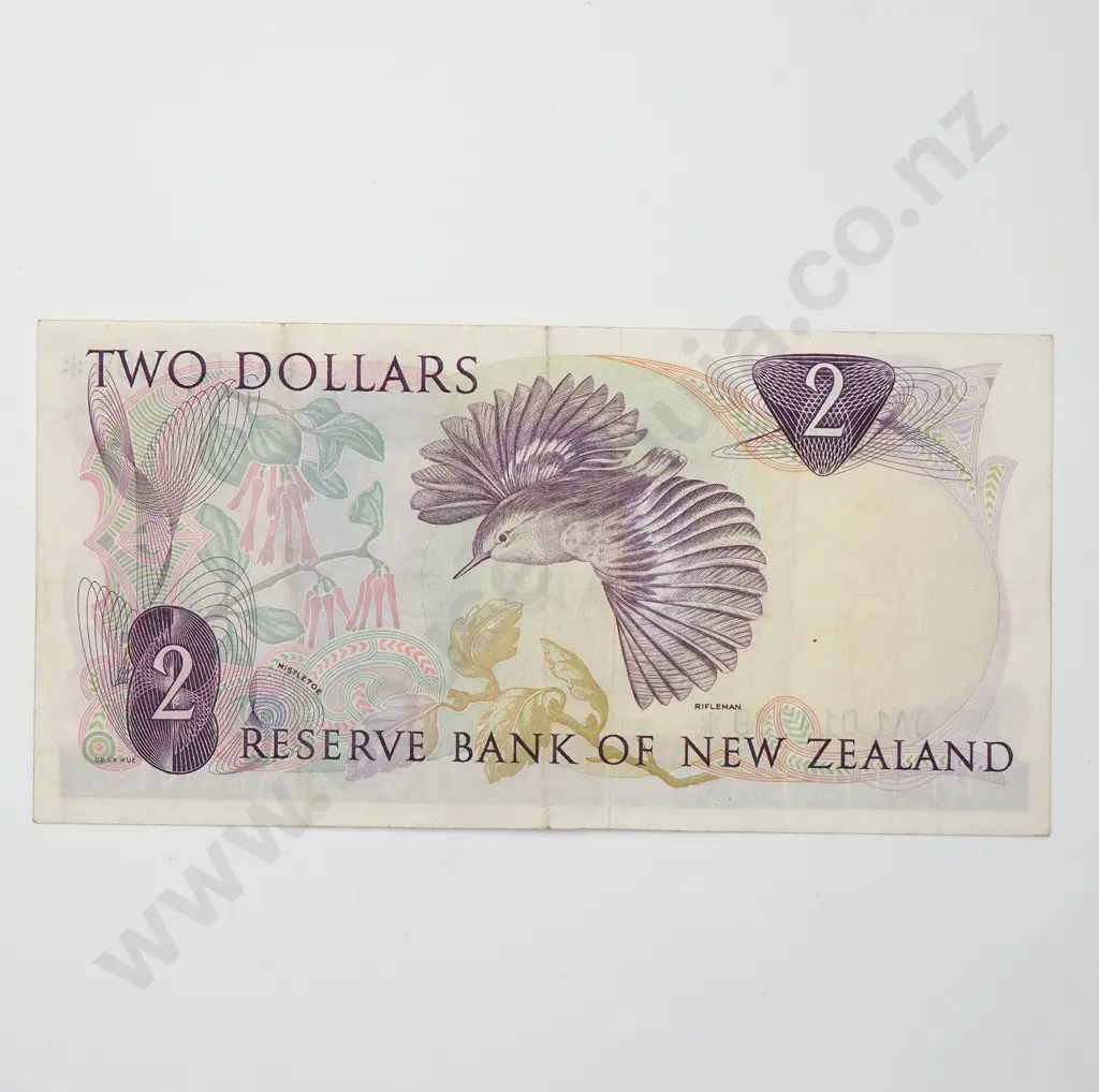 WILKS 0A1 STAR NOTE 2 DOLLARS BANKNOTE ND(1968-75) P.164b FINE $1800 Image 1++