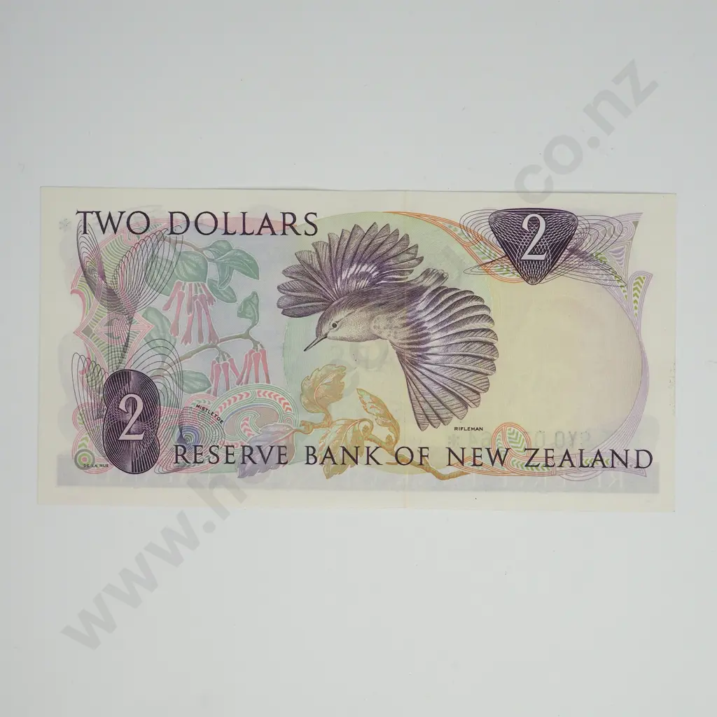 WILKS STAR NOTE 2 DOLLARS BANKNOTE ND(1968-75) P.164b Almost UNCIRCULATED CV$800 Image 1++