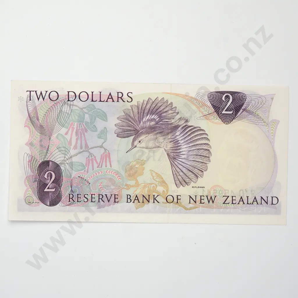 WILKS STAR NOTE 2 DOLLARS BANKNOTE ND(1968-75) P.164b UNCIRCULATED CV$1100 Image 1++