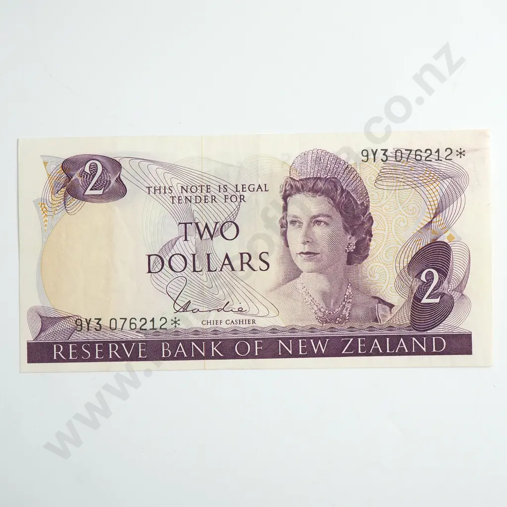 HARDIE TYPE I STAR NOTE 2 DOLLARS BANKNOTE VERY FINE Image 1++