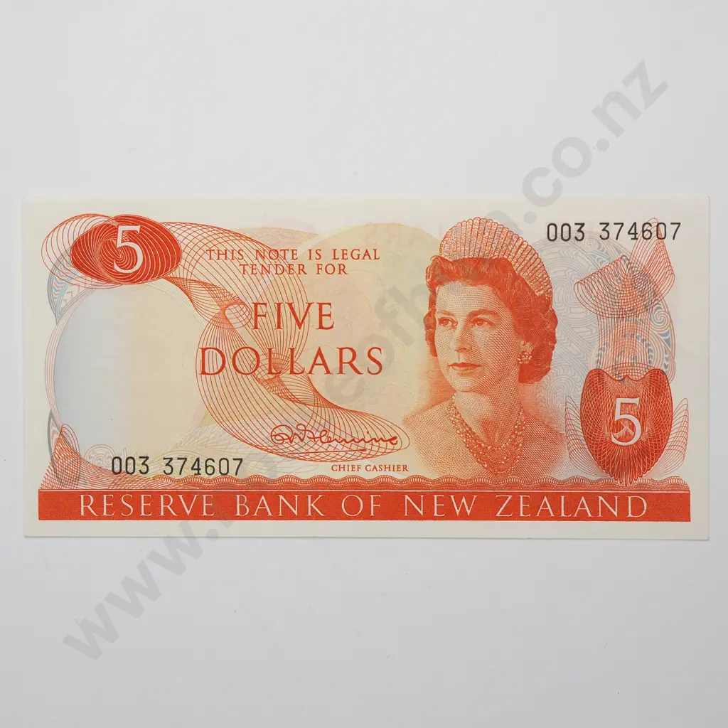 FLEMING 5 DOLLAR BANKNOTE UNCIRCULATED Image 1++