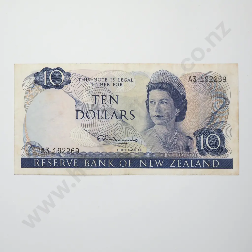 FLEMING 10 DOLLARS BANKNOTE ND(1967-68) P.166a FINE CV$50 Image 1++