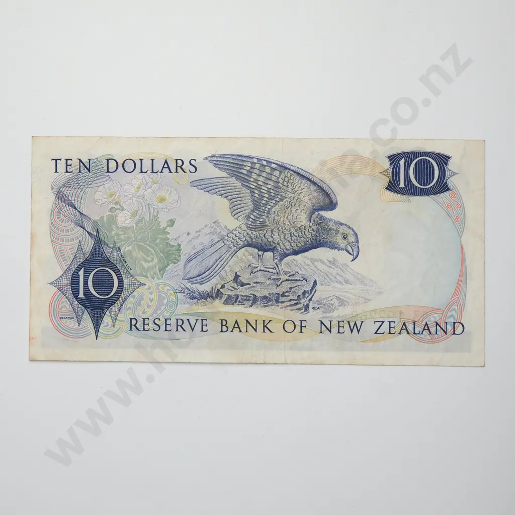 FLEMING 10 DOLLARS BANKNOTE ND(1967-68) P.166a FINE CV$50 Image 1++