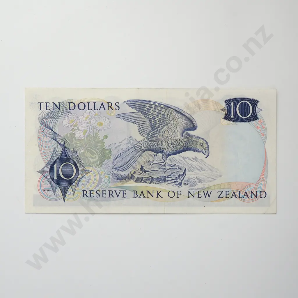 FLEMING 10 DOLLARS BANKNOTE ND(1967-68) P.166a Almost UNCIRCULATED CV$200 Image 1++