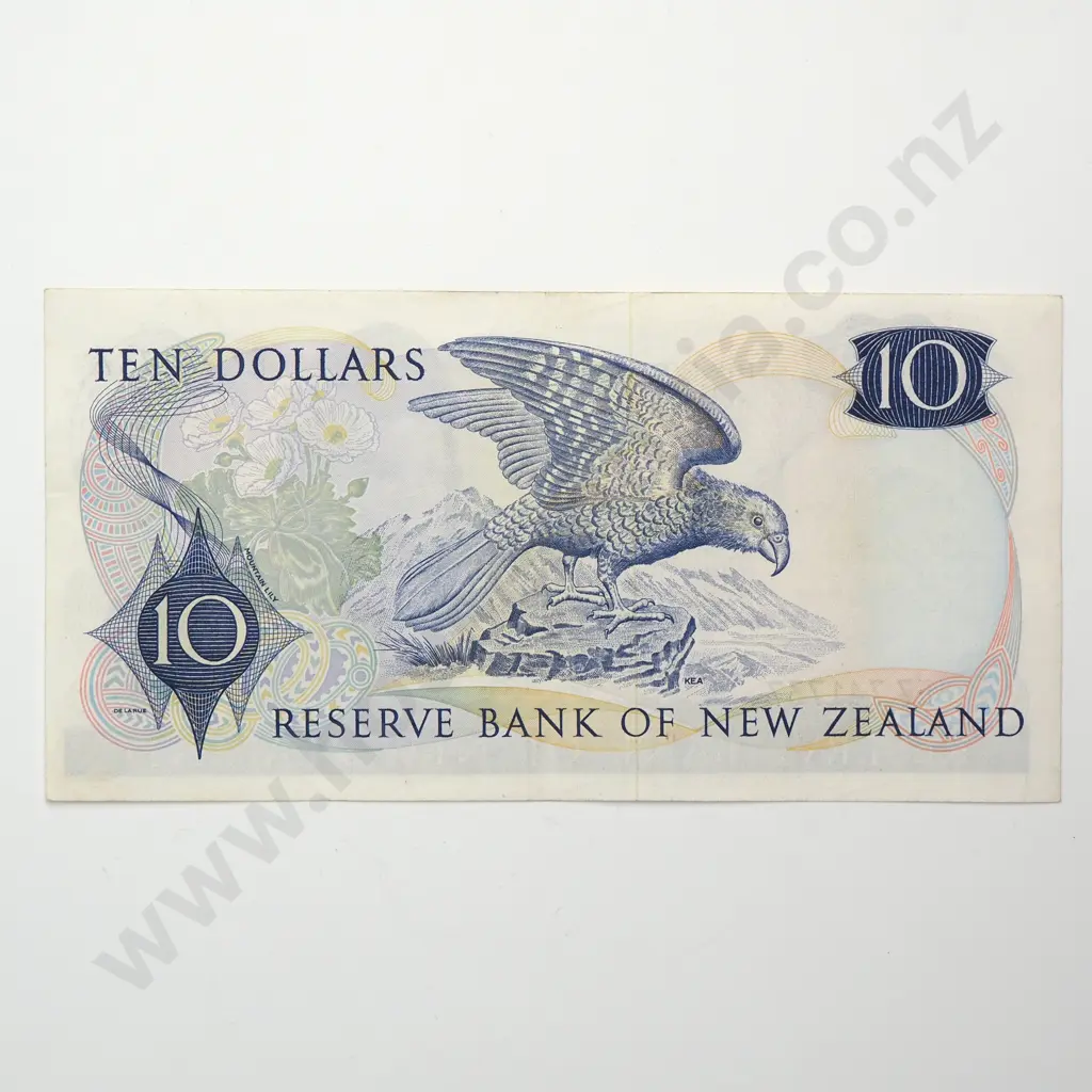 10 DOLLARS, FLEMING SIGNATURE, PREFIX B6, VERY FINE Image 1++
