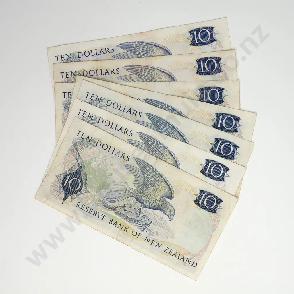 7 X 10 DOLLARS, WILKS SIGNATURE, PREFIXES J4, K4, K9, L2, L9, S9, Y2, FINE Image 1++