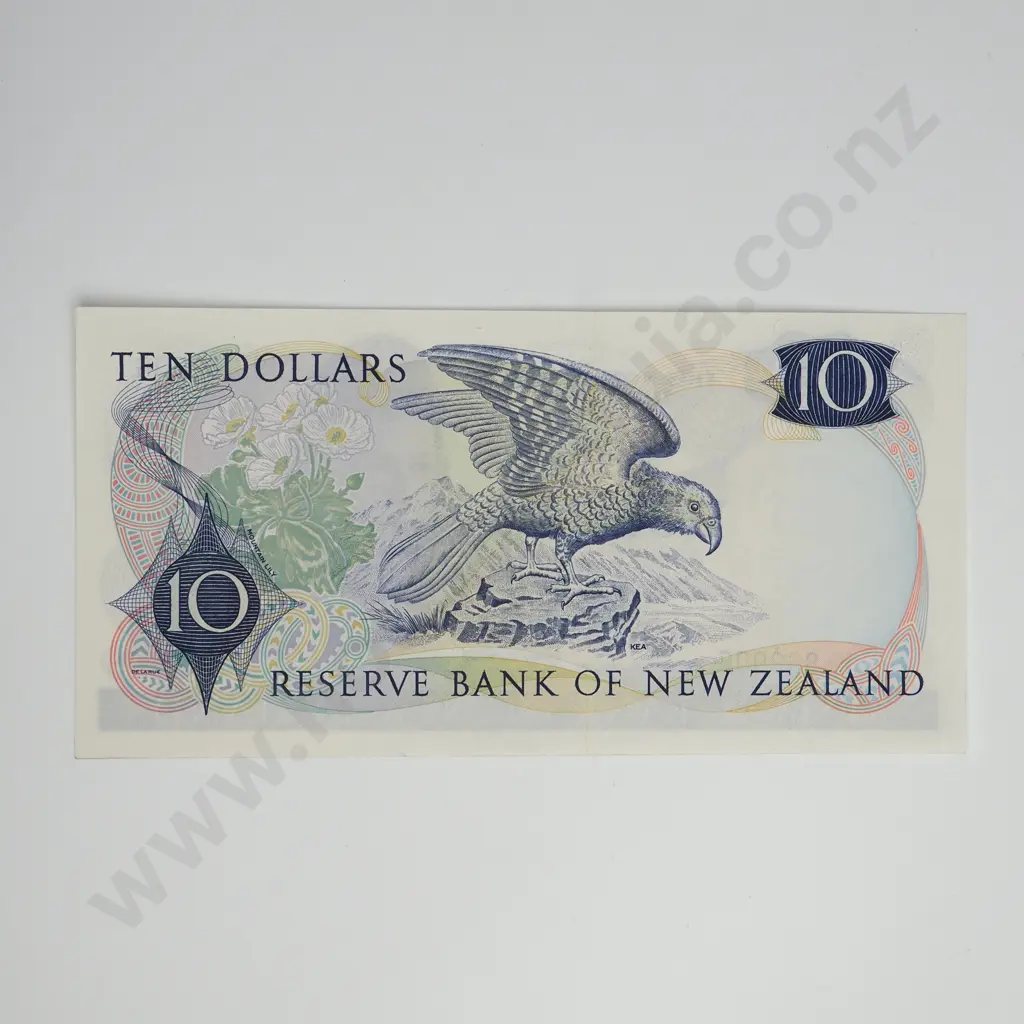 WILKS 10 DOLLARS BANKNOTE ND(1968-75) P.166b Almost UNCIRCULATED CV$175 Image 1++