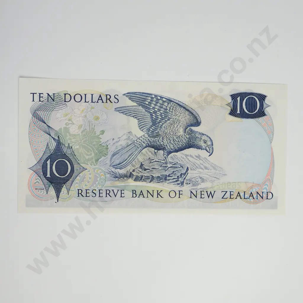 WILKS 10 DOLLARS BANKNOTE ND(1968-75) P.166b UNCIRCULATED CV$300 Image 1++
