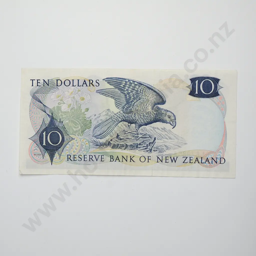 WILKS 10 DOLLARS BANKNOTE ND(1968-75) P.166b FINE CV$40 Image 1++