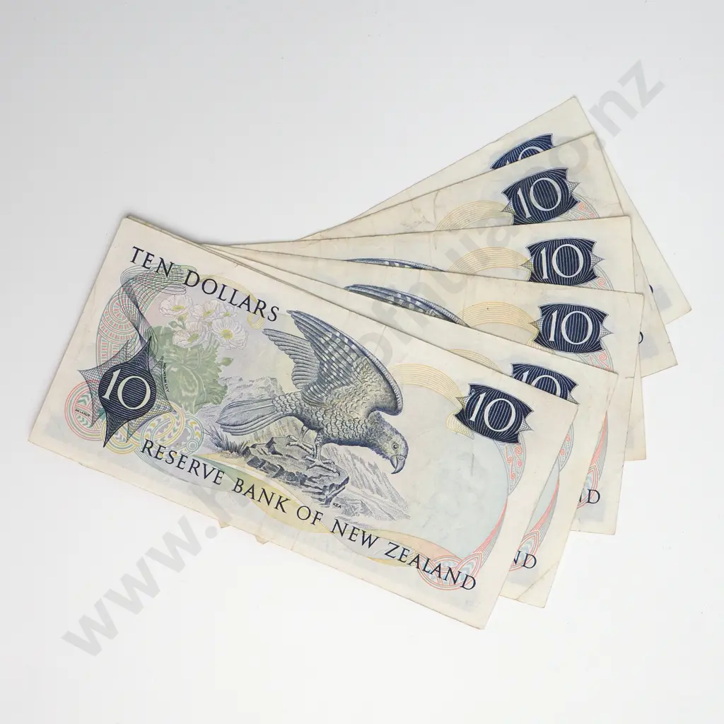 7 X 10 DOLLARS, WILKS SIGNATURE, PREFIXES 10C, 12A, 12J, 13B, 13L, 14C, 15E, 15J, FINE VERY FINE Image 1++
