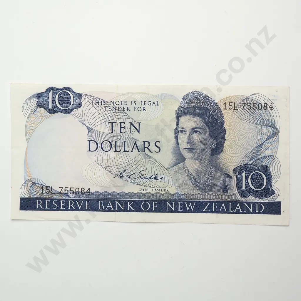 10 DOLLARS, WILKS SIGNATURE, PREFIX 15L, EXTREMELY FINE Image 1++