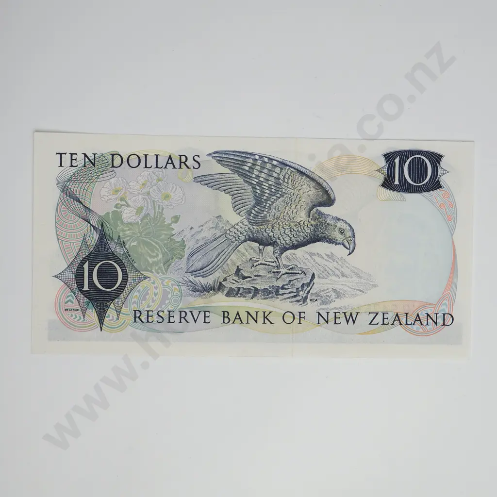 WILKS 10 DOLLARS BANKNOTE ND(1968-75) P.166b UNCIRCULATED CV$300 Image 1++