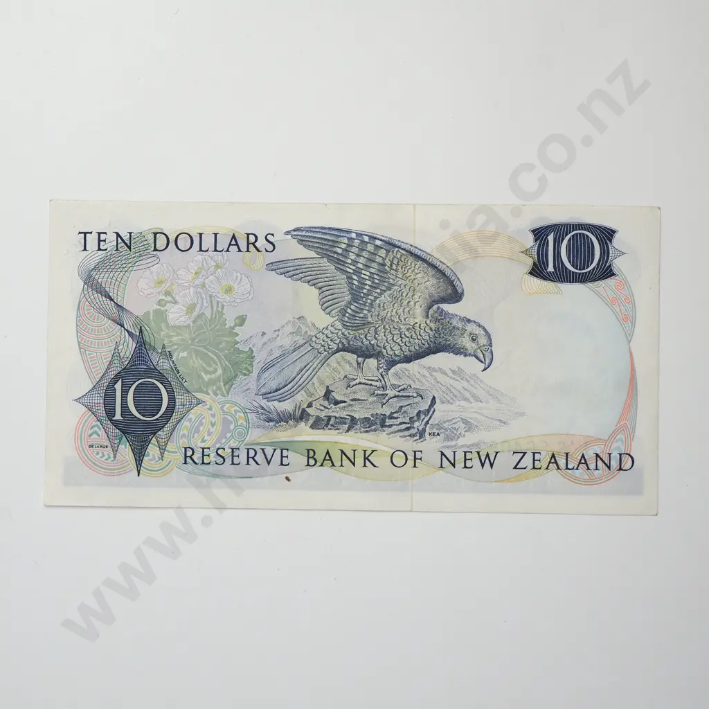 WILKS 10 DOLLARS BANKNOTE ND(1975-77) P.166b Good EXTREMELY FINE CV$120 Image 1++
