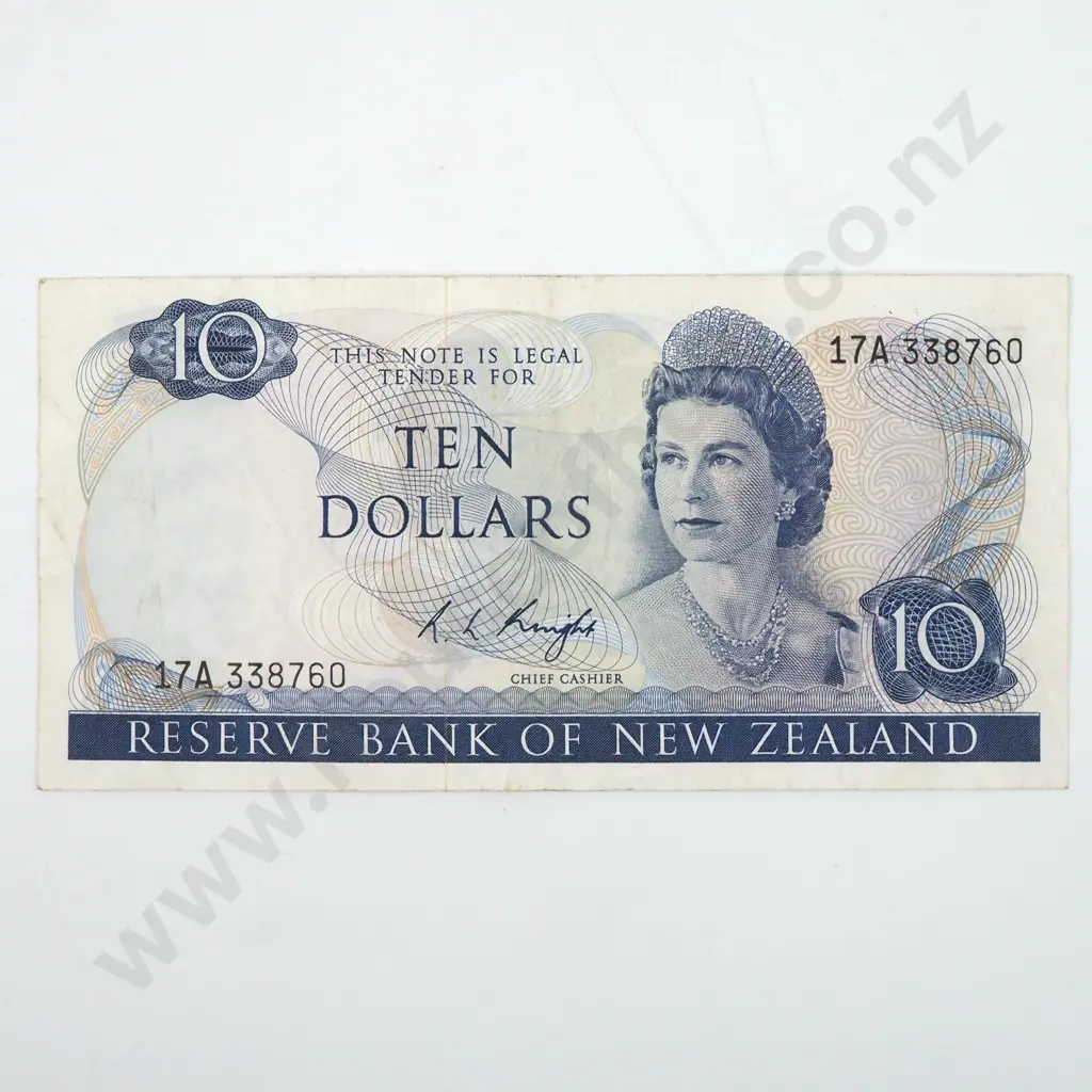 10 DOLLARS KNIGHT BANKNOTE Image 1++
