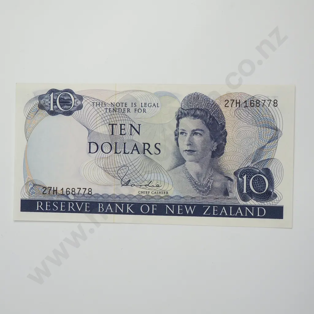 HARDIE TYPE I 10 DOLLARS BANKNOTE ND(1977-81) P.166d UNCIRCULATED CV$200 Image 1++