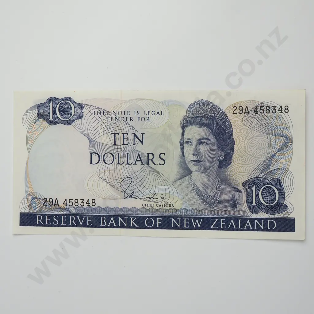 HARDIE TYPE I 10 DOLLARS BANKNOTE ND(1977-81) P.166d UNCIRCULATED CV$200 Image 1++