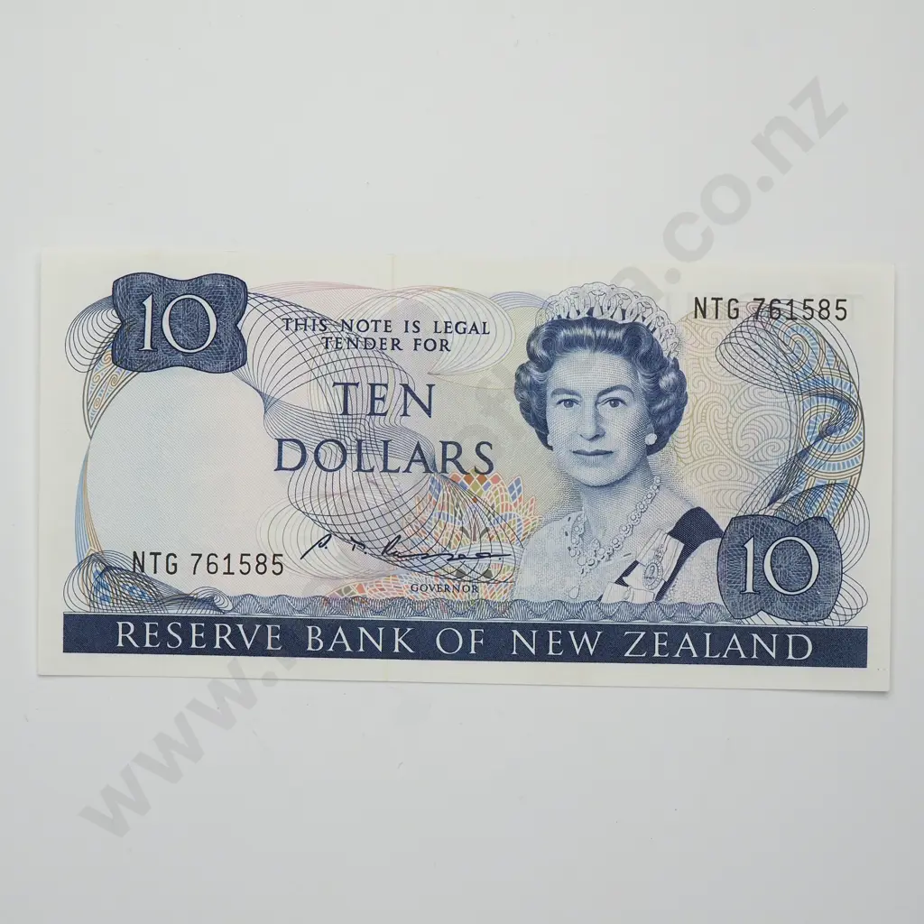 RUSSELL 10 DOLLARS BANKNOTE ND(1985-89) P.172b UNCIRCULATED CV$90 Image 1++
