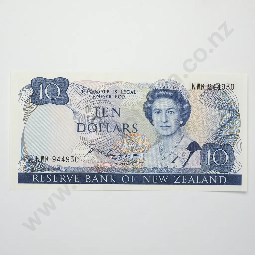 RUSSELL 10 DOLLARS BANKNOTE ND(1985-89) P.172b UNCIRCULATED CV$90 Image 1++