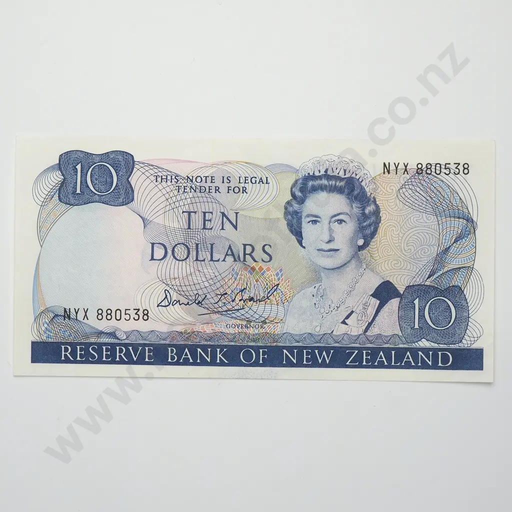 BRASH LAST PREFIX 10 DOLLARS BANKNOTE ND(1989-92) P.172c UNCIRCULATED CV$100 Image 1++