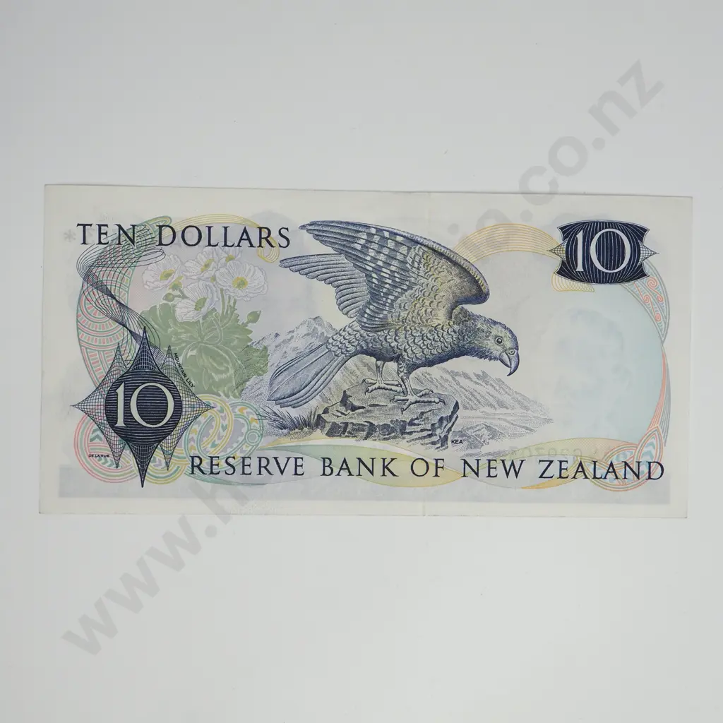 WILKS 99A STAR NOTE 10 DOLLARS BANKNOTE ND(1968-75) P.166b aUNC CV$600 Image 1++