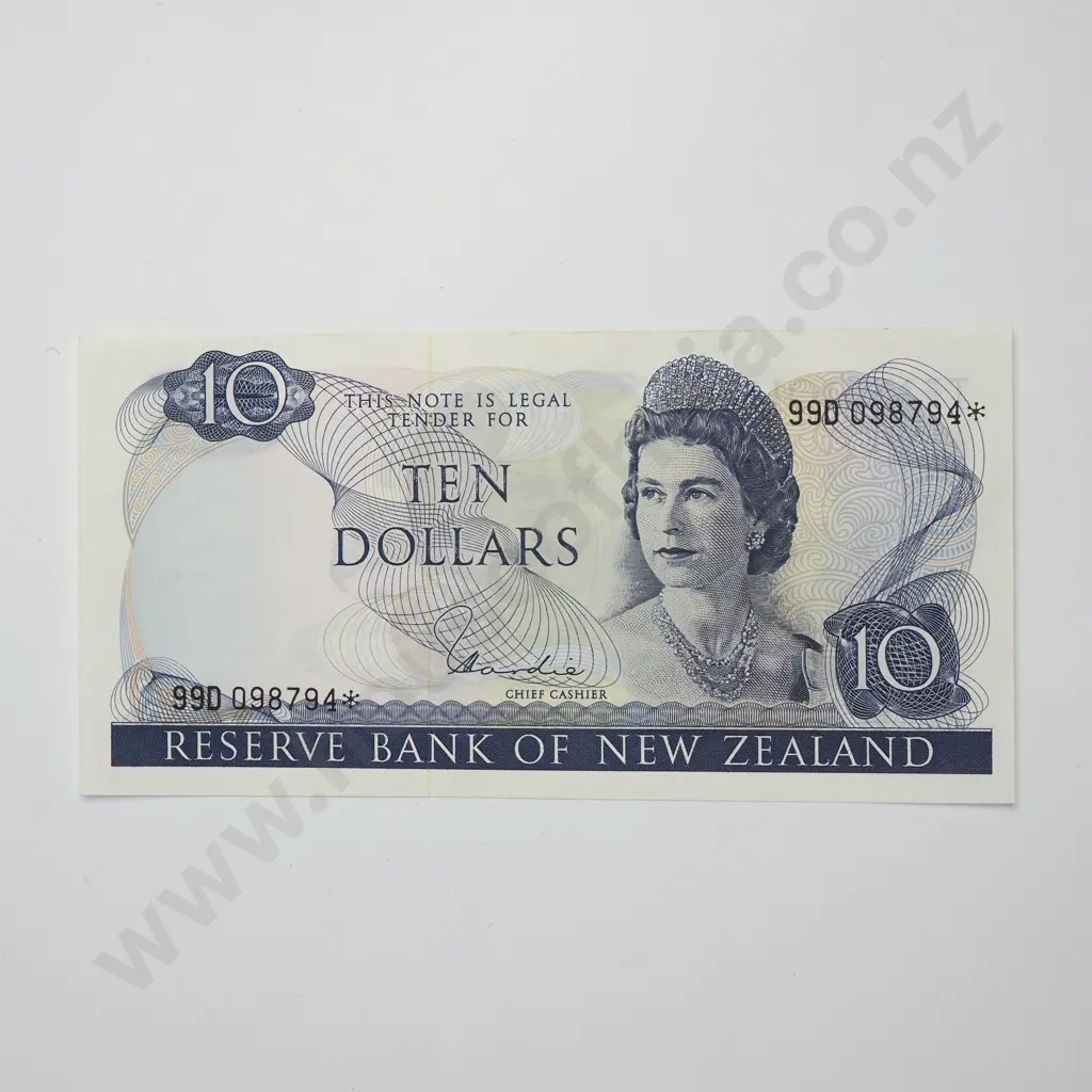 HARDIE STAR NOTE 10 DOLLARS BANKNOTE ND(1977-81) P.166d UNCIRCULATED CV$450 Image 1++