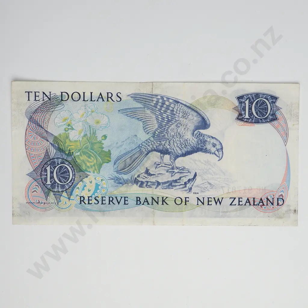 RUSSELL STAR NOTE 10 DOLLARS BANKNOTE ND(1985-89) P.172b VERY FINE CV$120 Image 1++