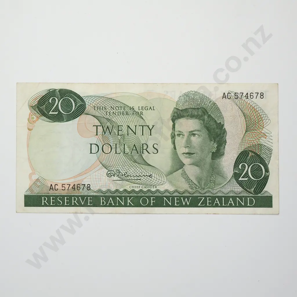 FLEMING 20 DOLLARS BANKNOTE ND(1967-68) P.167a FINE CV$80 Image 1++