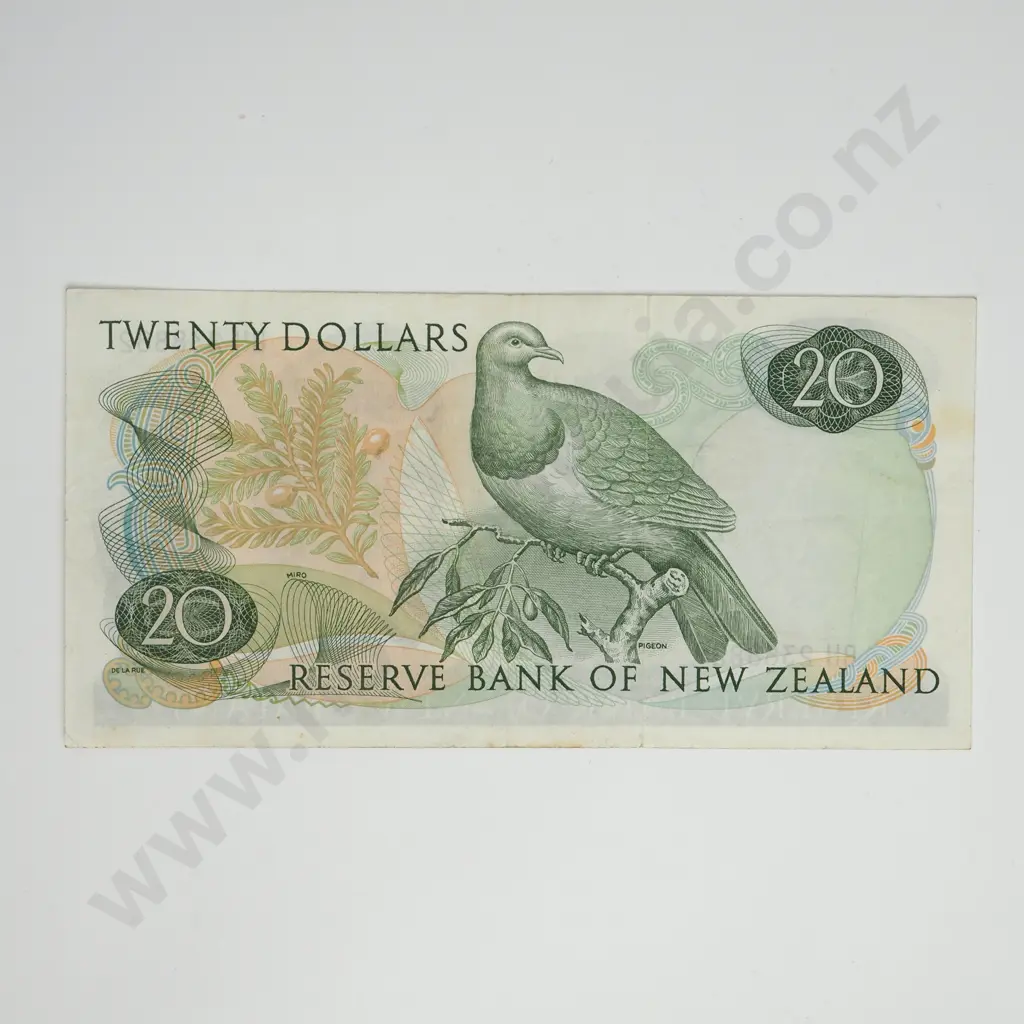 WILKS 20 DOLLARS BANKNOTE ND(1968-75) P.167b FINE CV$60 Image 1++