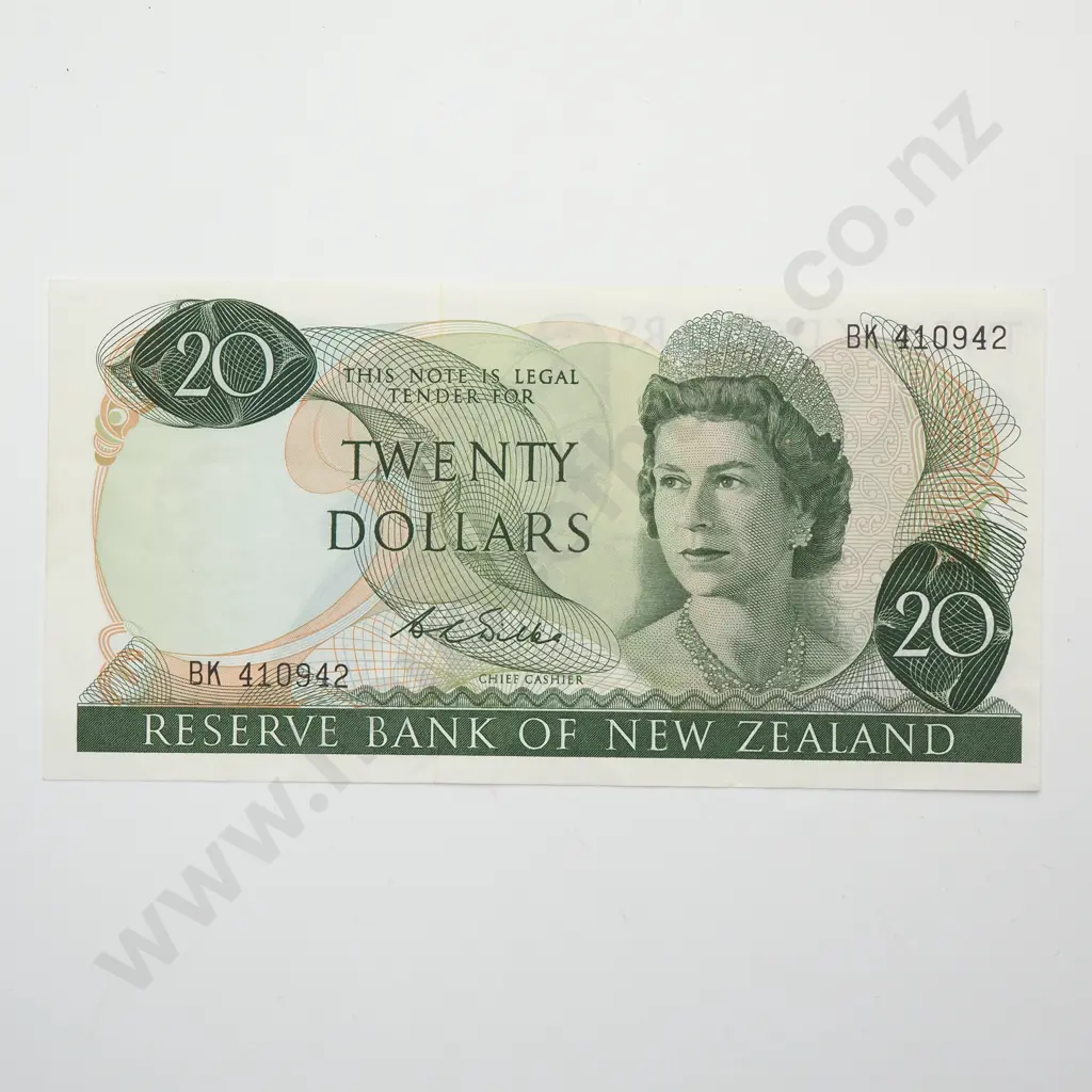 WILKS 20 DOLLARS BANKNOTE SECOND TO LAST SERIAL EXTREMELY FINE Image 1++