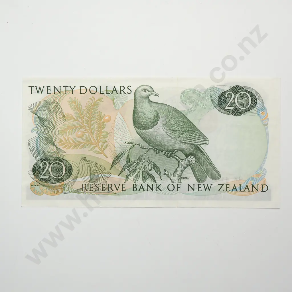 WILKS 20 DOLLARS BANKNOTE SECOND TO LAST SERIAL EXTREMELY FINE Image 1++