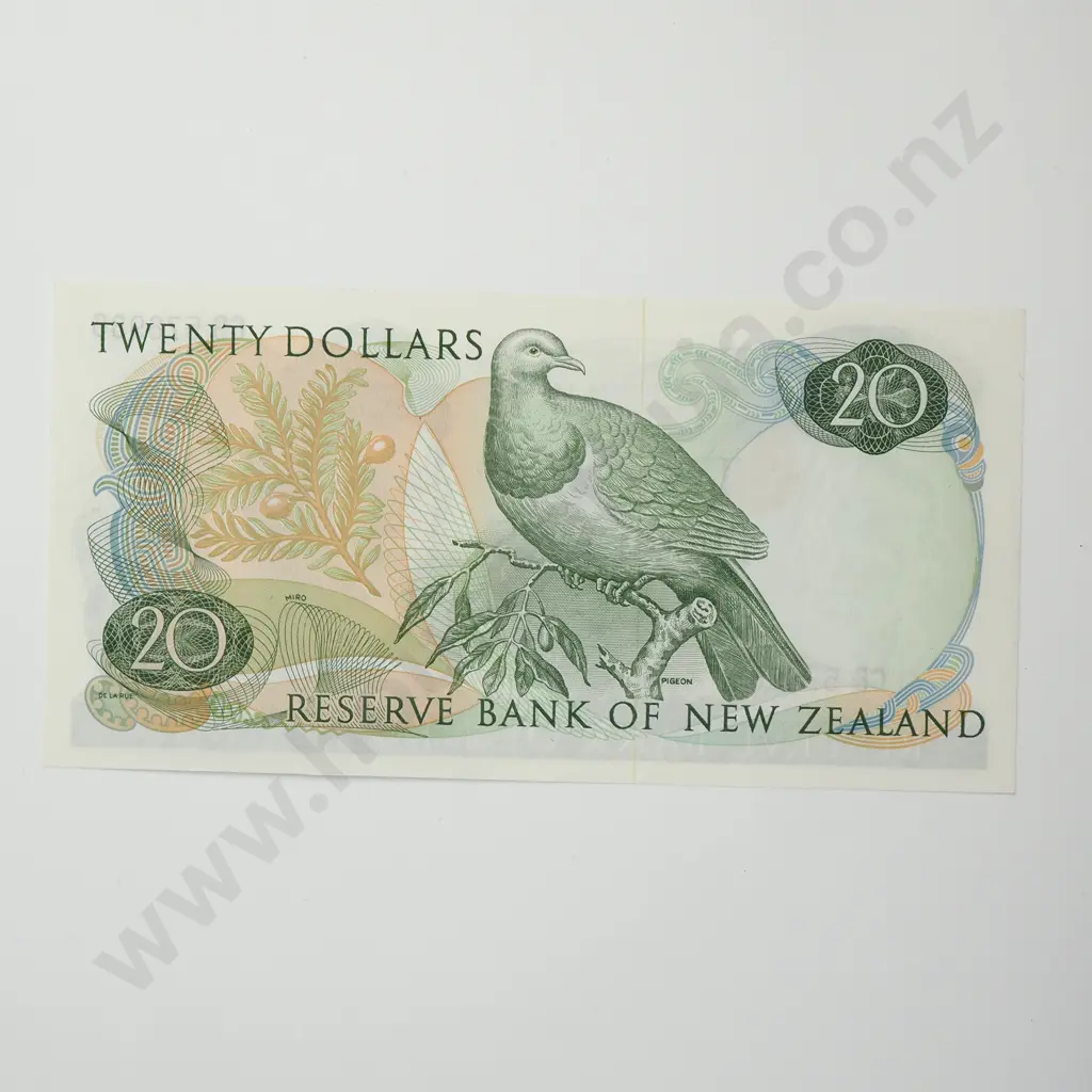 KNIGHT 20 DOLLARS BANKNOTE ND(1975-77) P.167c Almost UNCIRCULATED CV$350 Image 1++