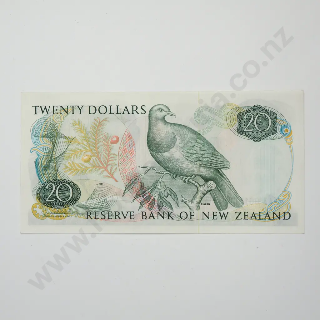 HARDIE 1ST PREFIX 20 DOLLARS BANKNOTE ND(1981-85) P.173a UNCIRCULATED CV$200 Image 1++
