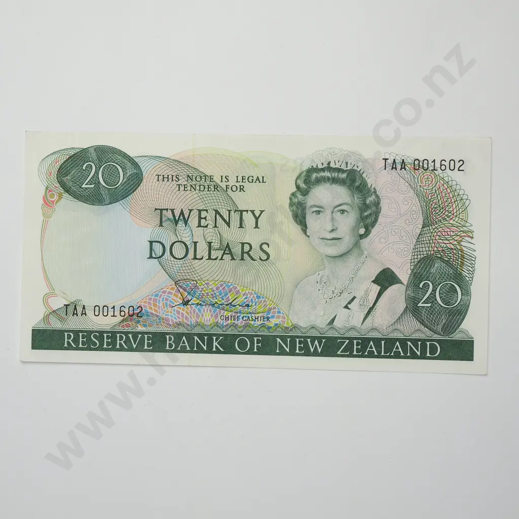 HARDIE 1ST PREFIX 20 DOLLARS BANKNOTE ND(1981-85) P.173a UNCIRCULATED CV$200 Image 1++