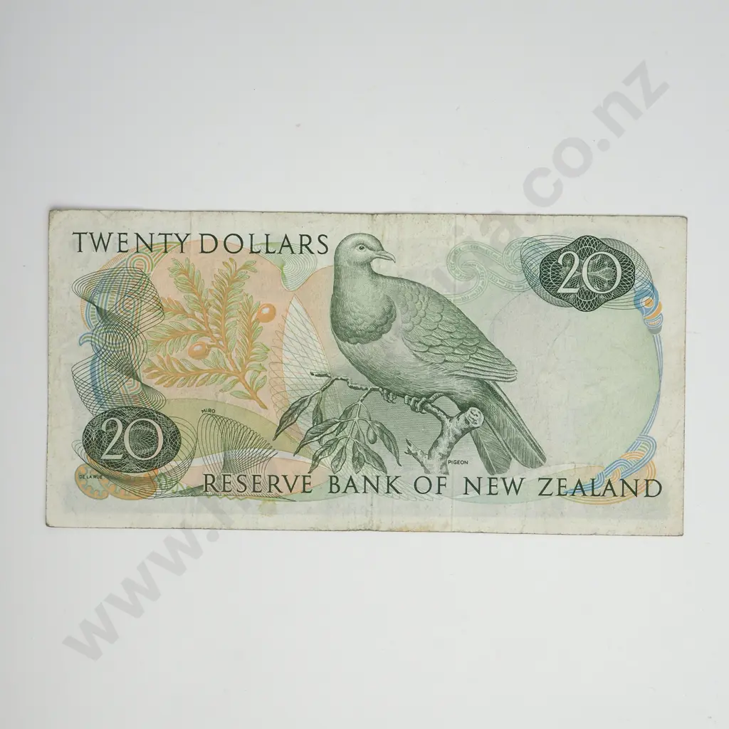 WILKS AA STAR NOTE 20 DOLLARS BANKNOTE ND(1968-75) P.167b VERY GOOD CV$400 Image 1++