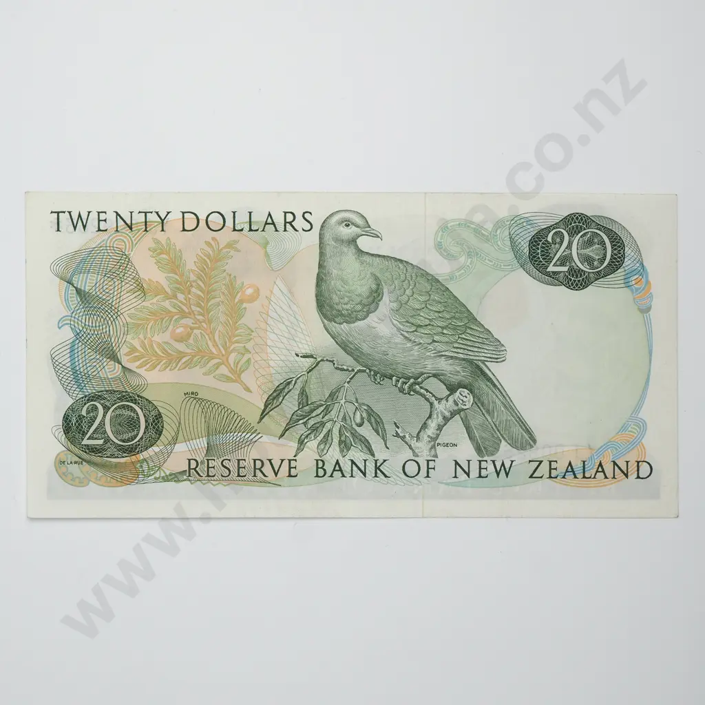 WILKS YJ STAR NOTE 20 DOLLARS BANKNOTE ND(1968-75) P.167b Almost UNCIRCULATED $1000 Image 1++