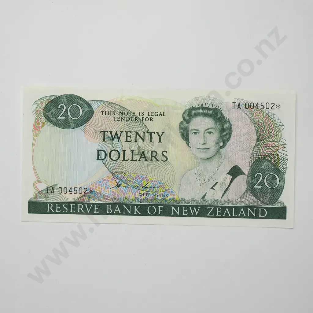 HARDIE TA STAR NOTE 20 DOLLARS BANKNOTE ND(1981-85) P.173a UNCIRCULATED CV$200 Image 1++