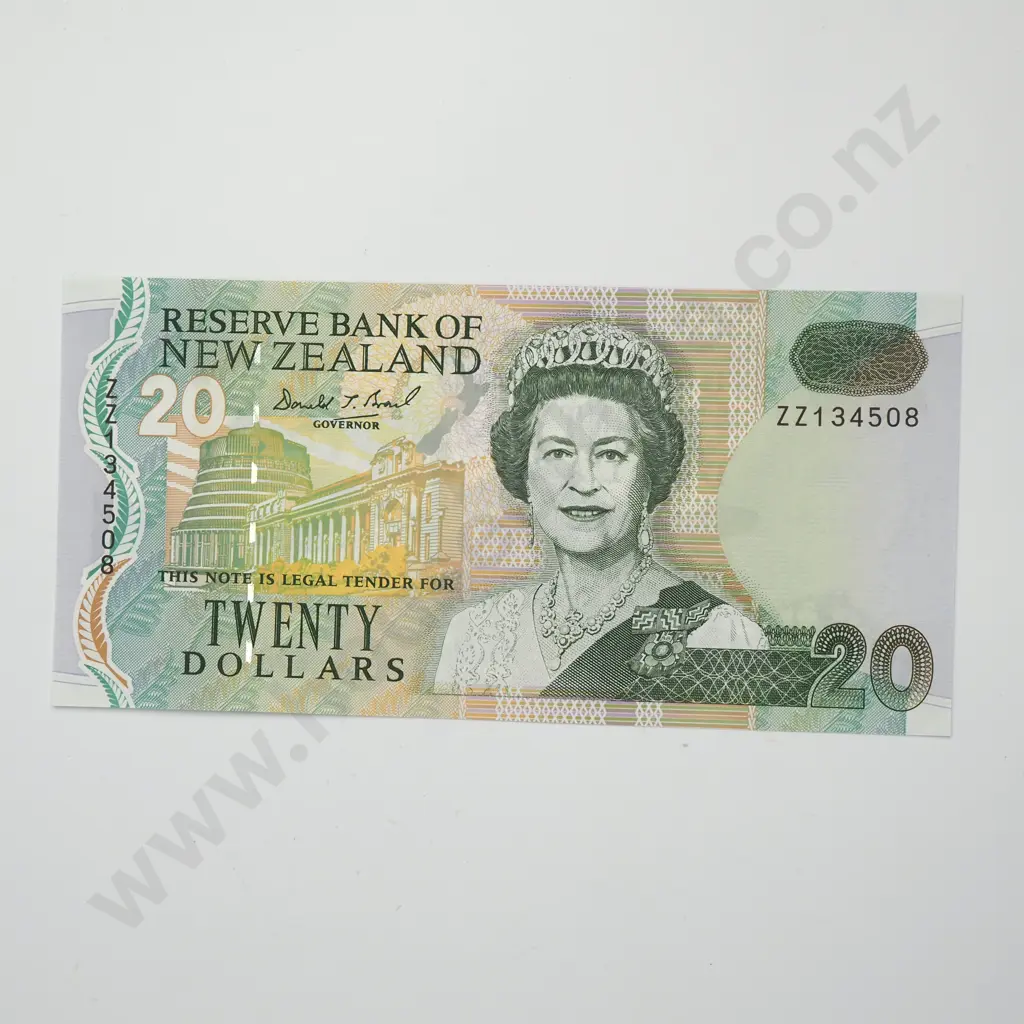 BRASH ZZ REPLACEMENT 20 DOLLARS BANKNOTE ND(1992-94) P.179a UNCIRCULATED CV$130 Image 1++