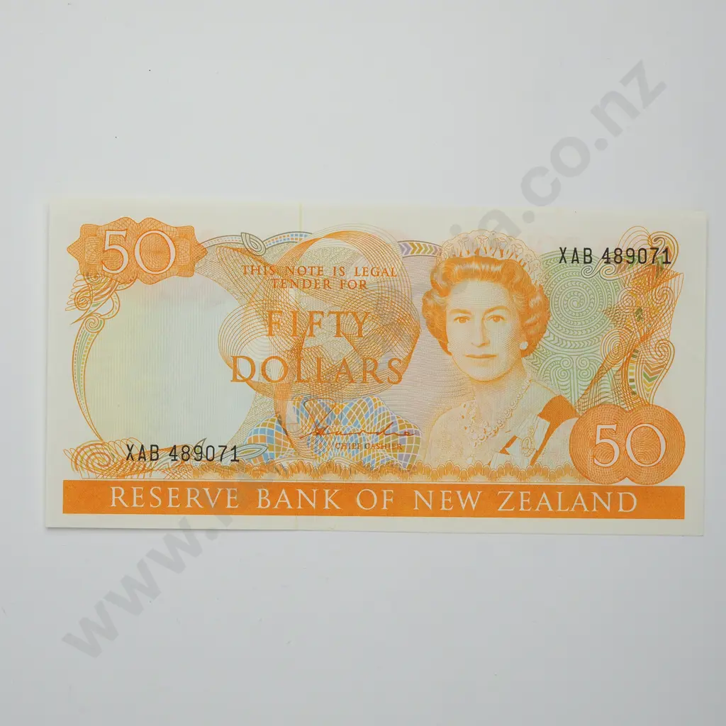 HARDIE 50 DOLLARS BANKNOTE ND(1983-85) P.174a UNCIRCULATED CV$700 Image 1++