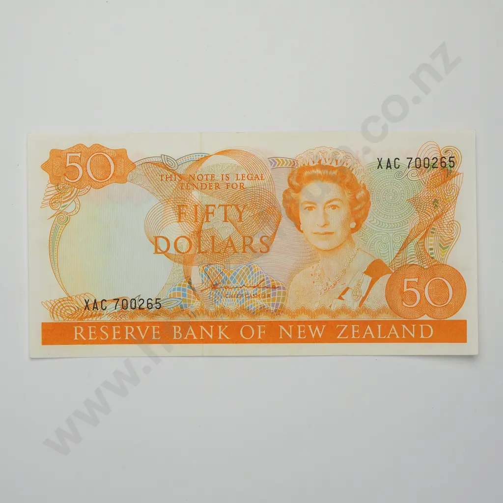 HARDIE 50 DOLLARS BANKNOTE ND(1983-85) P.174a UNCIRCULATED CV$700 Image 1++